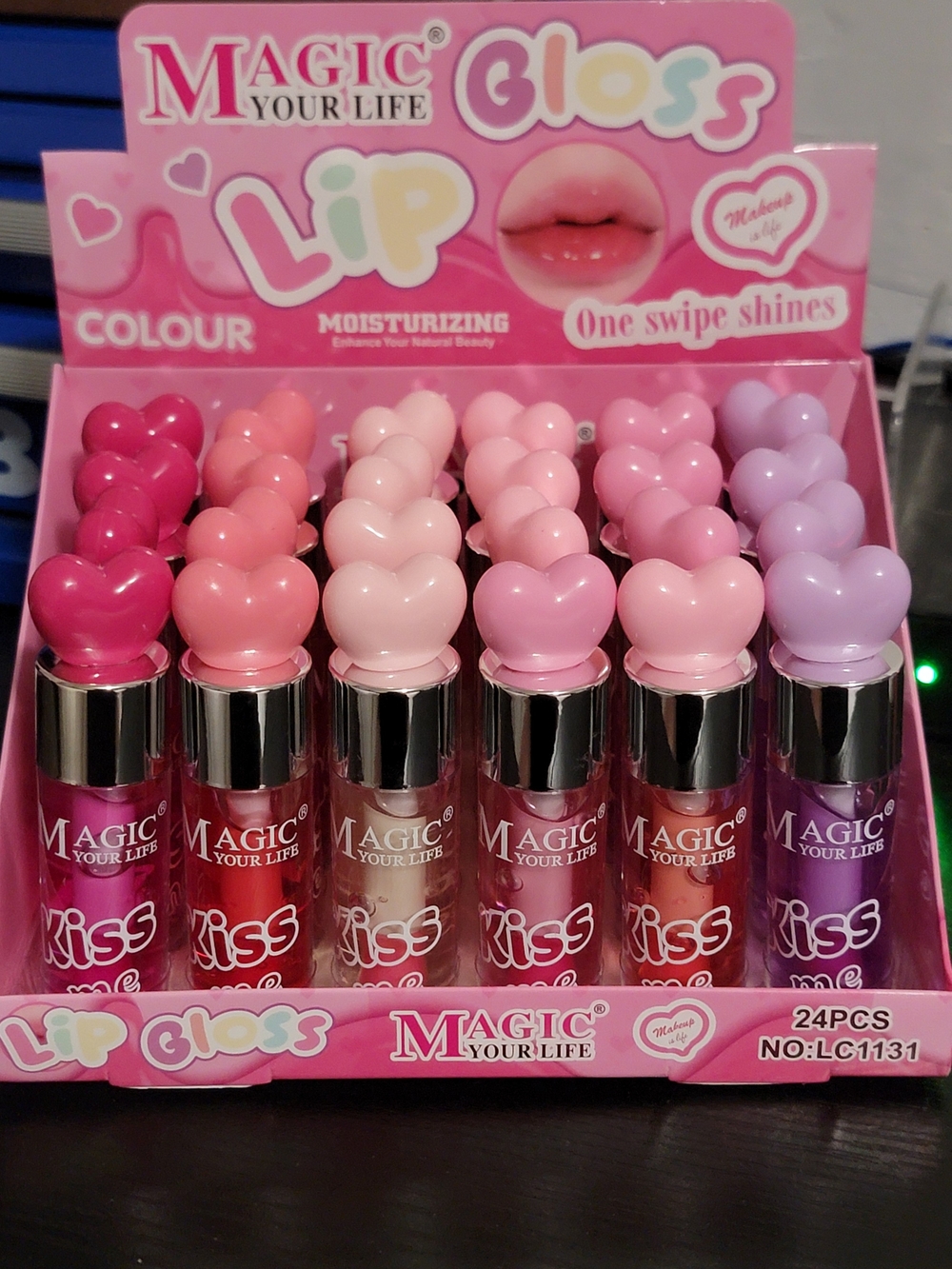 Moisturizing Lip Gloss – Pink Shades